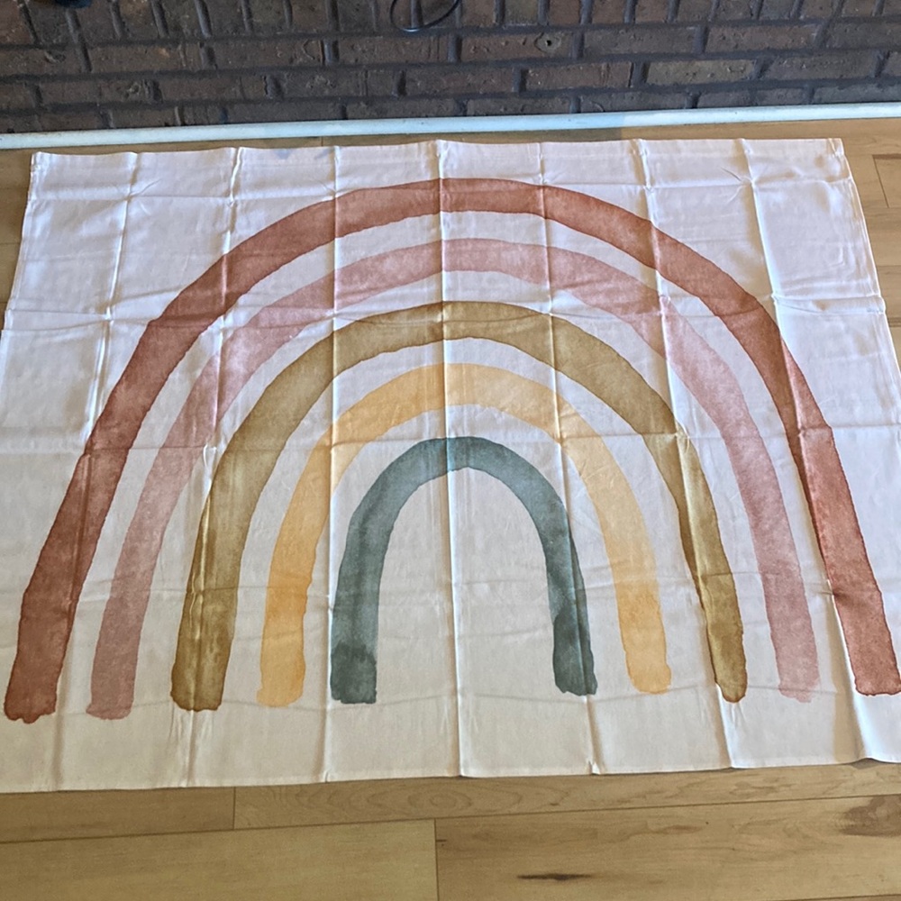 Earthy Rainbow Tapestry